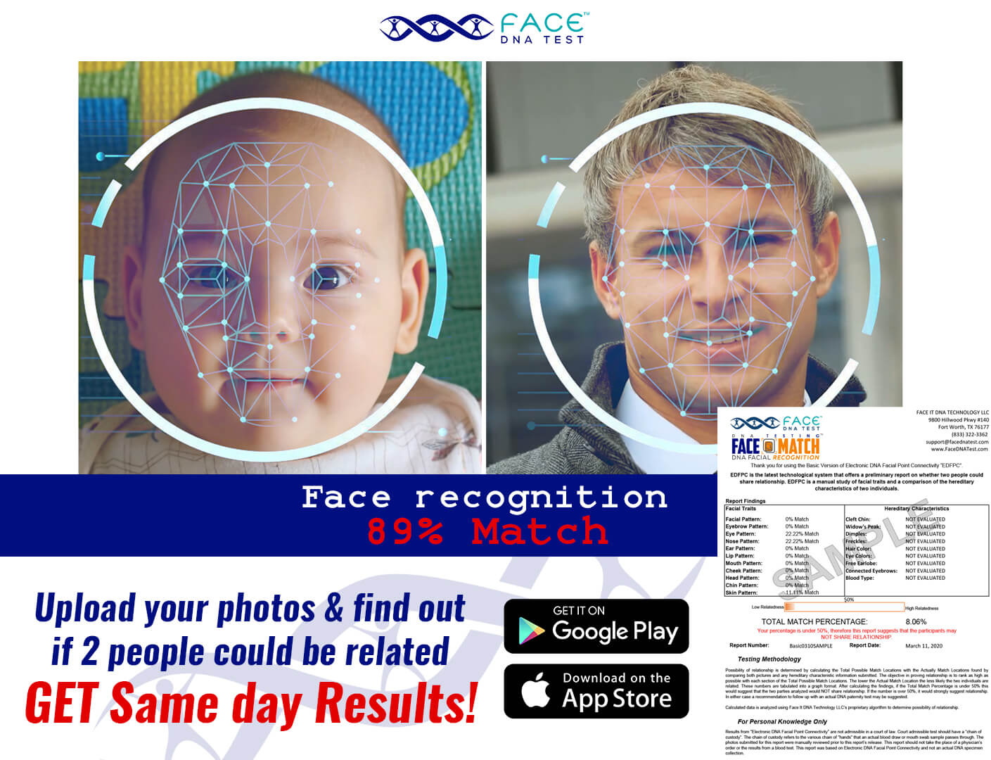 Face sample photo