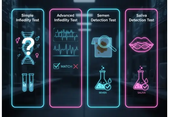 different types of infidelity testing